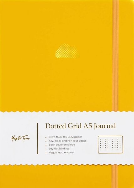 CUADERNO NUBE AMARRILLO PUNTEADO
