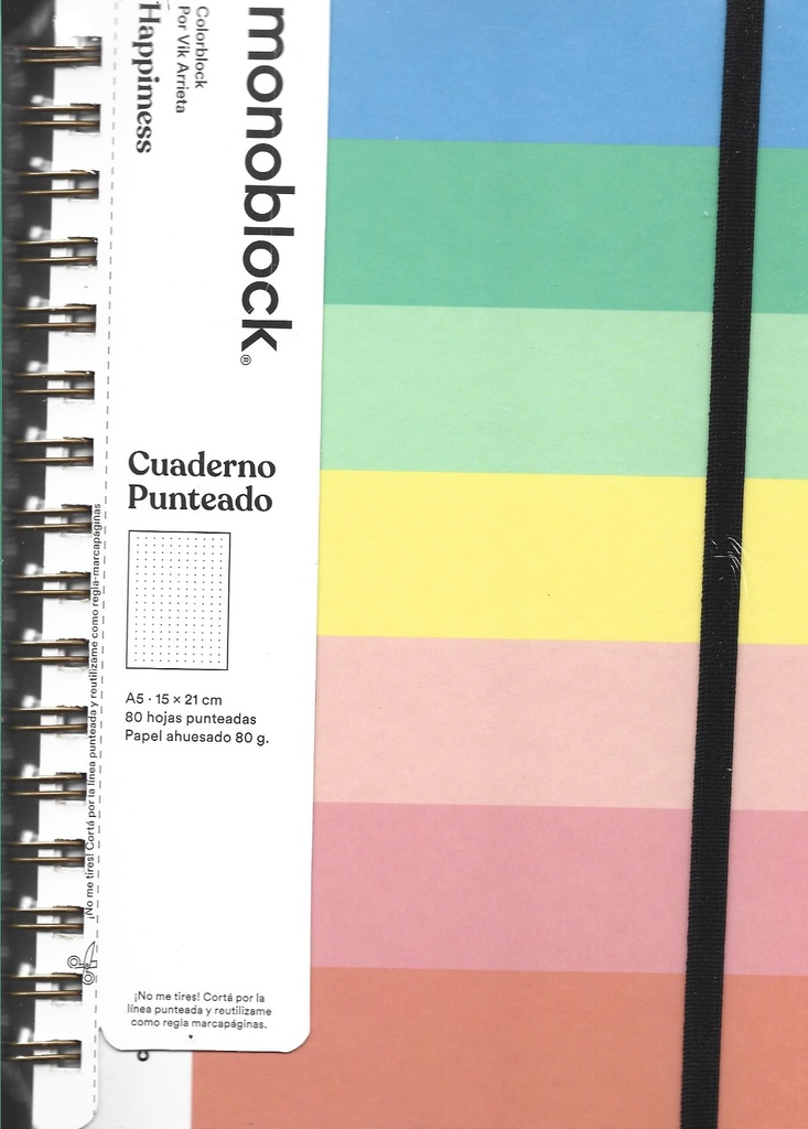 HAPPINESS. CUADERNO PUNTEADO