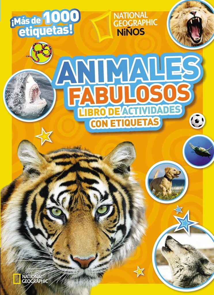 ANIMALES FABULOSOS CON STICKERS