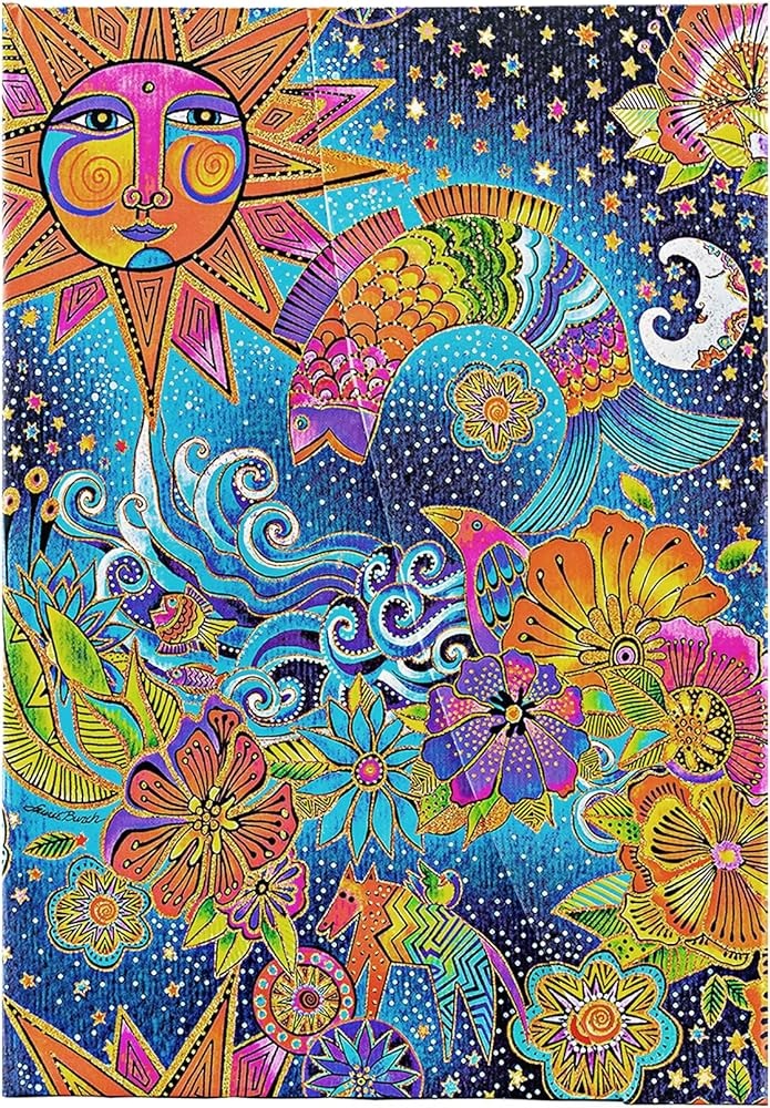 CELESTIAL MAGIC. MIDI TAPA DURA RENGLONES