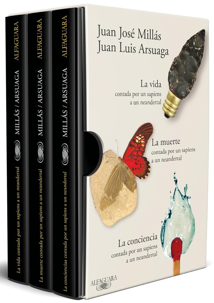 Estuche La vida, La muerte y La conciencia contadas por un sapiens a un neandertal