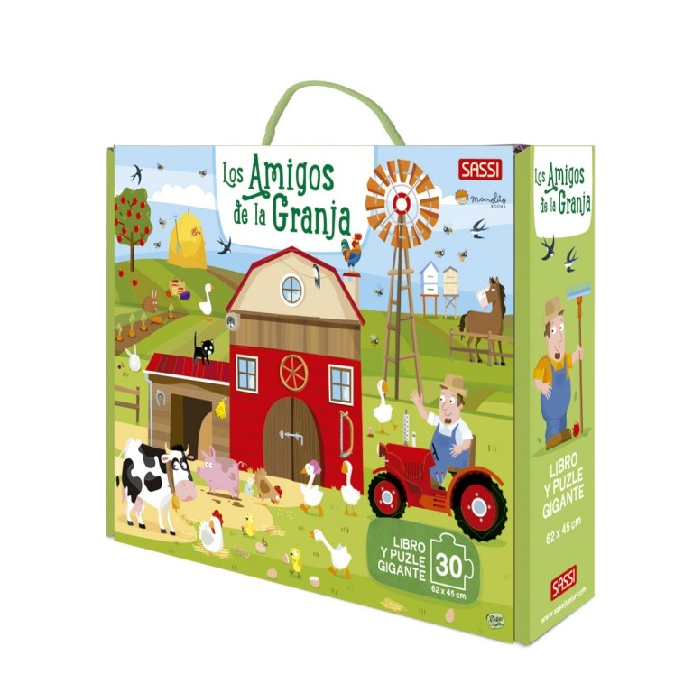 AMIGOS DE LA GRANJA, LOS. LIBRO Y PUZLE GIGANTE