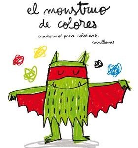 el monstruo de colores. cuaderno para colorear