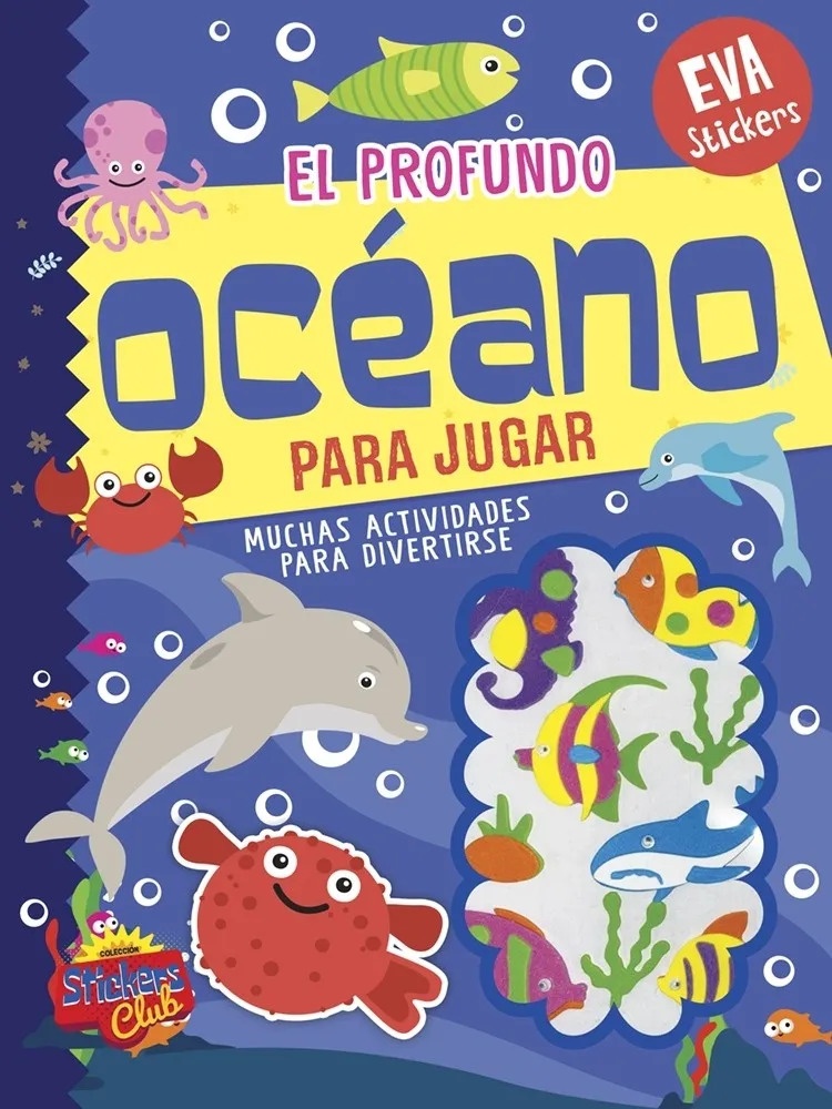EVA STICKERS. El profundo océano para jugar