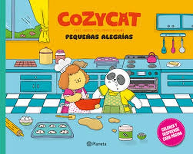 COZY CAT. FEEL-GOOD COLORING BOOK