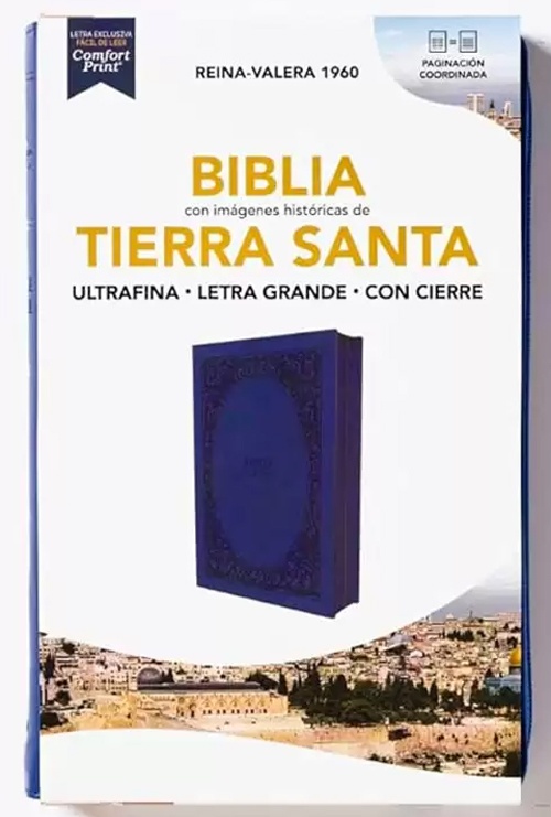 BIBLIA REINA VALERA 1960 con imágenes históricas de TIERRA SANTA