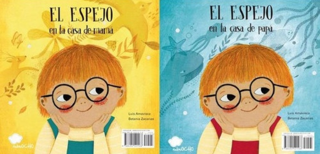 EL ESPEJO en la casa de mamá. EL ESPEJO en la casa de papá