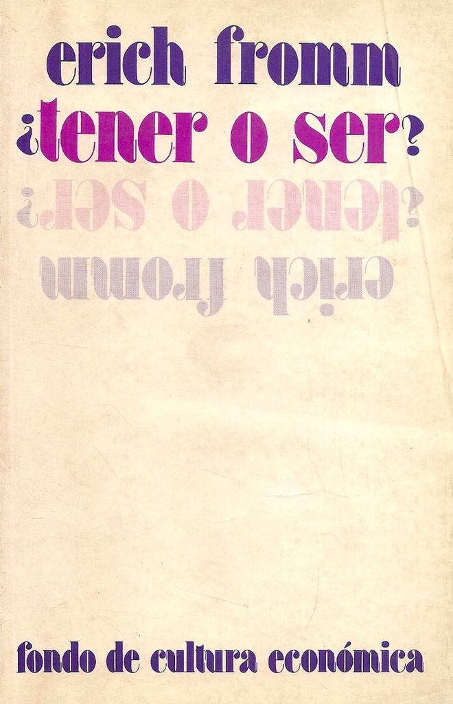 ¿TENER O SER?